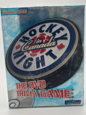 SEALED Hockey Night In Canada DVD Trivia Game Screenlife CBC